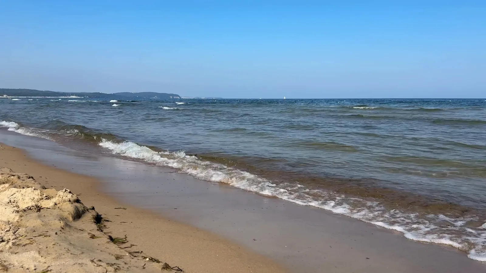 Strand und Danziger Bucht in Jelitkowo, wenige Minuten von der Sana Dente Klinik entfernt
